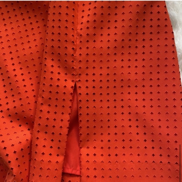 J Crew Orange Midi Dress - Picture 6 of 8